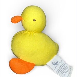 Under The Nile Yellow Duck Baby Stuffed Plush Organic Cotton
